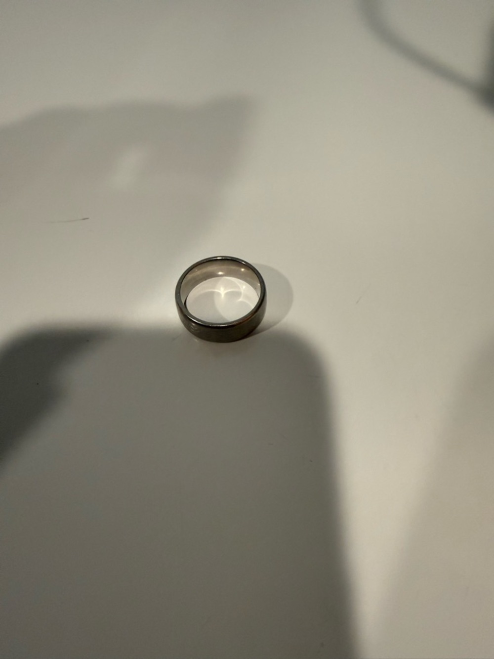 Tungsten wedding band - Mens size 8